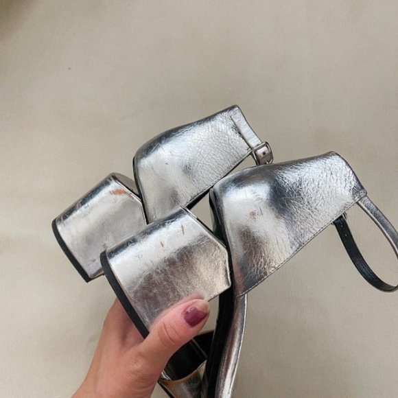 Alexander Wang Abby Silver Sandals - Picture 3 of 8